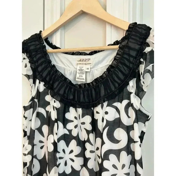 m.s.s.p. aline sleeveless silk blend sundress size xs - Picture 4 of 7